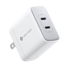 Novoo GaN 35 Watt 2 Portlu USB-C PD Beyaz Hızlı Şarj Cihazı