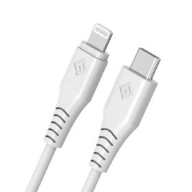 Novoo Type-C 1.2 m Beyaz IPhone Lightning Hızlı Şarj Kablosu