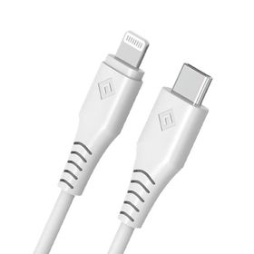 Novoo Type-C 1.2 m Beyaz IPhone Lightning Hızlı Şarj Kablosu