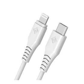Novoo Type-C 1.2 m Beyaz IPhone Lightning Hızlı Şarj Kablosu