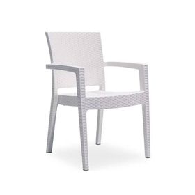 Novussi Garden Paris Rattan Beyaz Sandalye