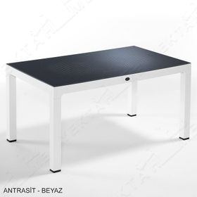 Novussi SG3 Seginus 6'lı Bahçe Takımı Camlı Masa Koltuk Seti