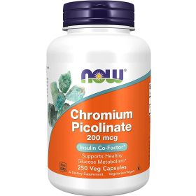 Now Chromium Picolinate 200 mcg 250 Kapsül