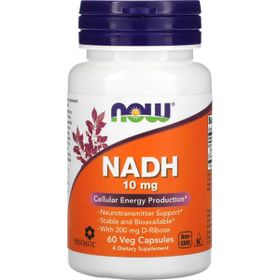 Now Foods NADH 10 mg 60 Kapsül