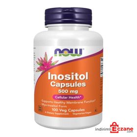 Now Inositol Capsules 500 mg 100 Kapsül