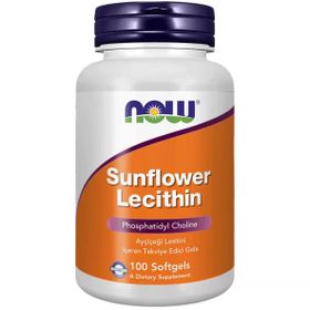 Now Sunflower Lecithin Ayçiçeği Lesitini İçeren Takviye Edici Gıda 100 Kapsül