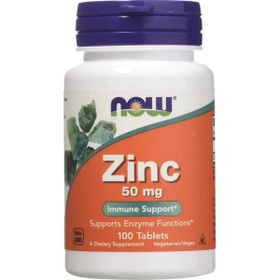 Now Zinc Immune Support 50 mg 100 Tablet