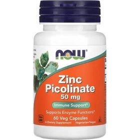 Now Zinc Picolinate 50 mg 60 Kapsül