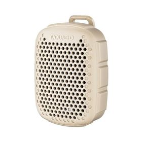 NowGo Lava Clip 5W Klipsli Su Geçirmez Taşınabilir Bej Mini Bluetooth Hoparlör