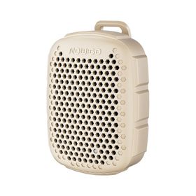 NowGo Lava Clip 5W Klipsli Su Geçirmez Taşınabilir Bej Mini Bluetooth Hoparlör