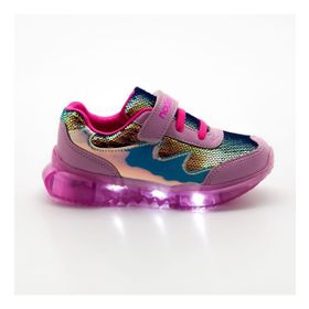 Noxis Glow Gümüş Kız Çocuk Spor Ayakkabı