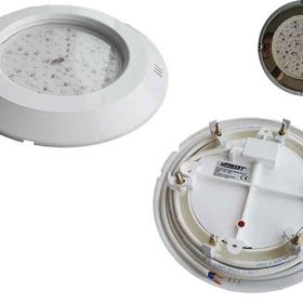 Nozbart PAR56 Kasasız Krom Çerçeve Mavi Led Havuz Lambası
