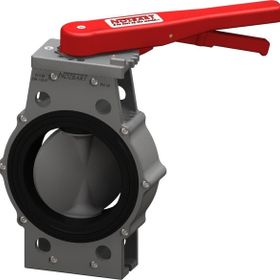 Nozbart Pvc Yüksek Mukavemetli 140 mm Kelebek Vana