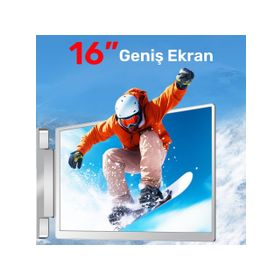 NPO NPM11 16 inç Taşınabilir 2'Li Monitör