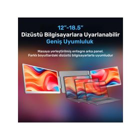 NPO NPM11 16 inç Taşınabilir 2'Li Monitör