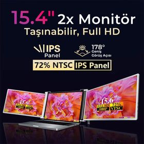 NPO NPM20 15.4 inç IPS 2'li Taşınabilir Monitör