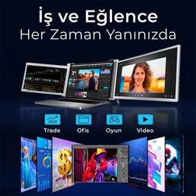 NPO NPM20 15.4 inç IPS 2'li Taşınabilir Monitör
