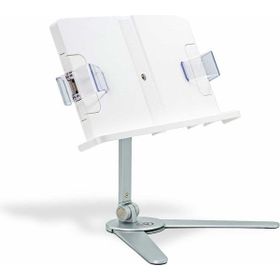 Npo STD007 Okuma Açısı Ayarlı Koruma Kıskkaçlı Alüminyum ABS Kitap/Tablet/Dergi Standı Modern Rahle