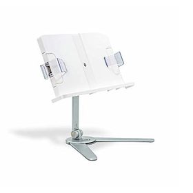 Npo STD007 Okuma Açısı Ayarlı Koruma Kıskkaçlı Alüminyum ABS Kitap/Tablet/Dergi Standı Modern Rahle