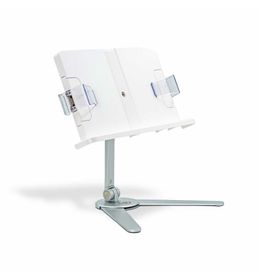 Npo STD007 Okuma Açısı Ayarlı Koruma Kıskkaçlı Alüminyum ABS Kitap/Tablet/Dergi Standı Modern Rahle
