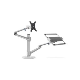 Npo STD7090S 10-27 Notebook Stand ve Kol Gümüş Amortisörsüz Vesa Monitör Tutucu