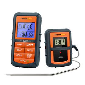 Npo Thermopro Tp07c Alarmlı Aydınlatmalı ve Kablosuz 150 m Menzilli Profesyonel Gıda Pişirme Termometre