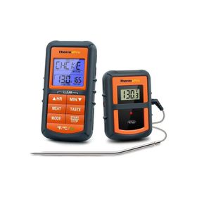 Npo Thermopro Tp07c Alarmlı Aydınlatmalı ve Kablosuz 150 m Menzilli Profesyonel Gıda Pişirme Termometre