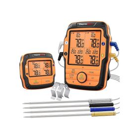 Npo Thermopro TP27C Alarmlı Işıklı Kablosuz 150 m Menzilli Profesyonel Fırın Termometresi