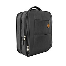 Npo TRV02 Siyah 16'' Travela Genişleyebilir 40 lt Notebook Ve Seyahat Sırt Çantası