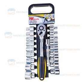 NT Tools NCSET71 1/2 Altı Köşe 20 Parça Lokma Takımı