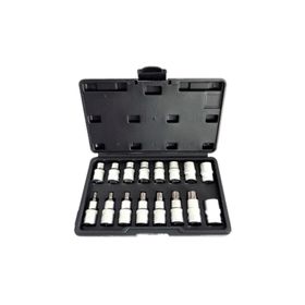 NT Tools NCSET83 CRV 16 Parça 1/2 inç Torx ve E Tipi Torx Lokma Seti