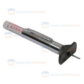NT Tools NTT109 0-25 mm Metal Gövde Lastik Dişi Derinlik Kumpası