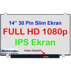 NT140WHM-N44 V8.0 Notebook 14 Uyumlu LCD Ekran