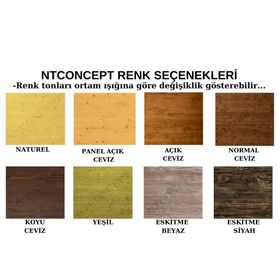 Ntconcept Maes 110 CM Masif Ağaç Dolap