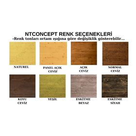 Ntconcept Tien 110 CM Masif Ağaç Dolap