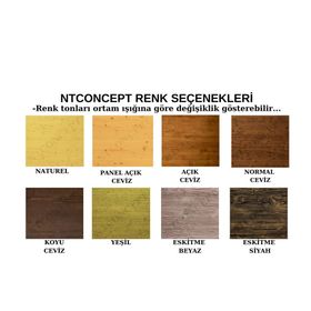 Ntconcept Tien 120 CM Masif Ağaç Dolap