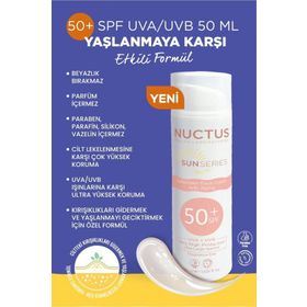 Nuctus Yaşlanma Karşıtı SPF50+ 50 ml Güneş Koruyucu Krem