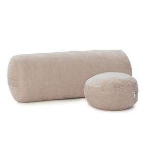 Nui Yoga Bolster Bej Meditasyon Minderi