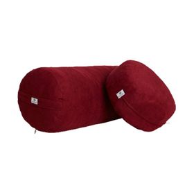 Nui Yoga Bordo Bolster Meditasyon Minderi