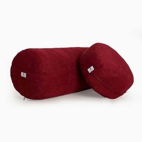 Nui Yoga Bordo Bolster Meditasyon Minderi