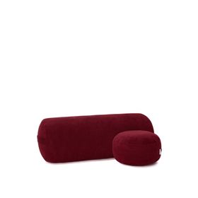 Nui Yoga Bordo Bolster Meditasyon Minderi