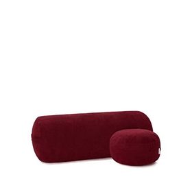 Nui Yoga Bordo Bolster Meditasyon Minderi