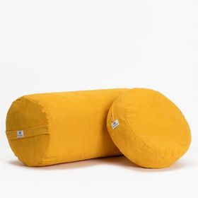 Nui Yoga Sarı Bolster Meditasyon Minderi