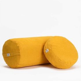 Nui Yoga Sarı Bolster Meditasyon Minderi
