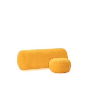 Nui Yoga Sarı Bolster Meditasyon Minderi