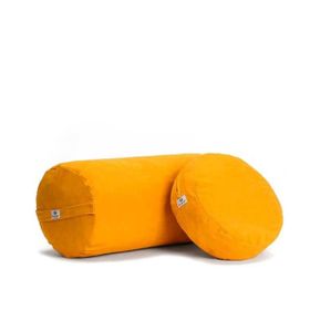 Nui Yoga Sarı Bolster Meditasyon Minderi
