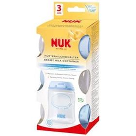 Nuk 3'lü Süt Saklama Şişesi