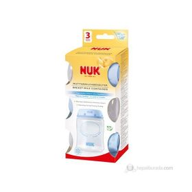 Nuk 3'lü Süt Saklama Şişesi