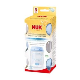Nuk 3'lü Süt Saklama Şişesi