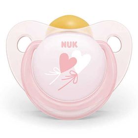 Nuk 6-18 Ay Baby Rose Silikon Damaklı Emzik Pembe